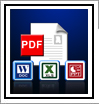 PDF to XLS, PDF to PPT, PDF to DOC