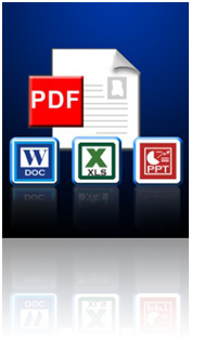 PDF to PowerPoint, PDF to Excel, PDF to Word, PDF to PPT