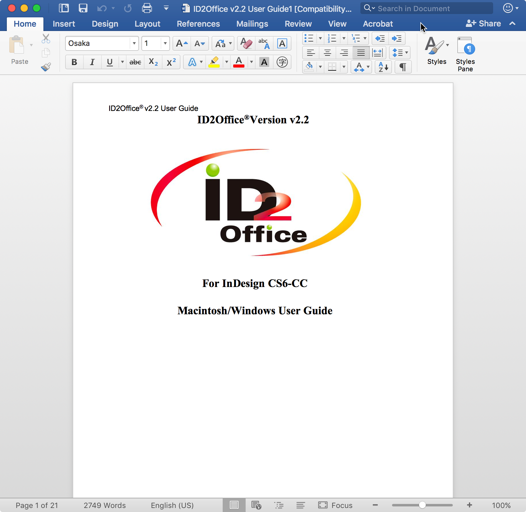 Convert PDF to PowerPoint using PDF2Office on Mac