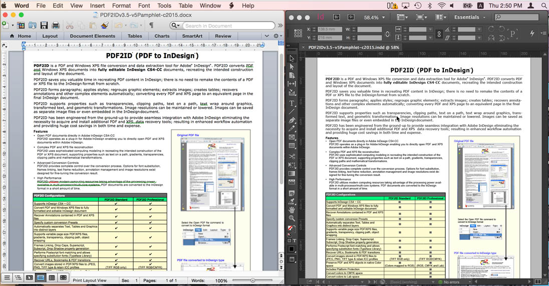 ID2Office - Converted InDesign file being edited in PowerPoint