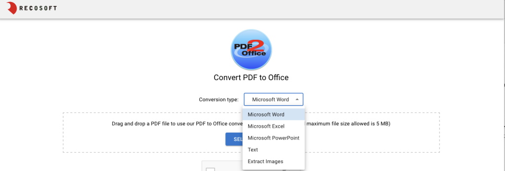 Convert PDF to Office 365 using PDF2Office Services